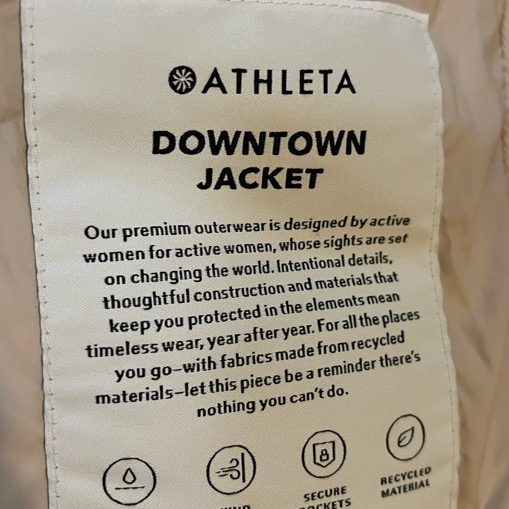 Athleta Downtown Printed Puffer Jacket - Picture 5 of 8